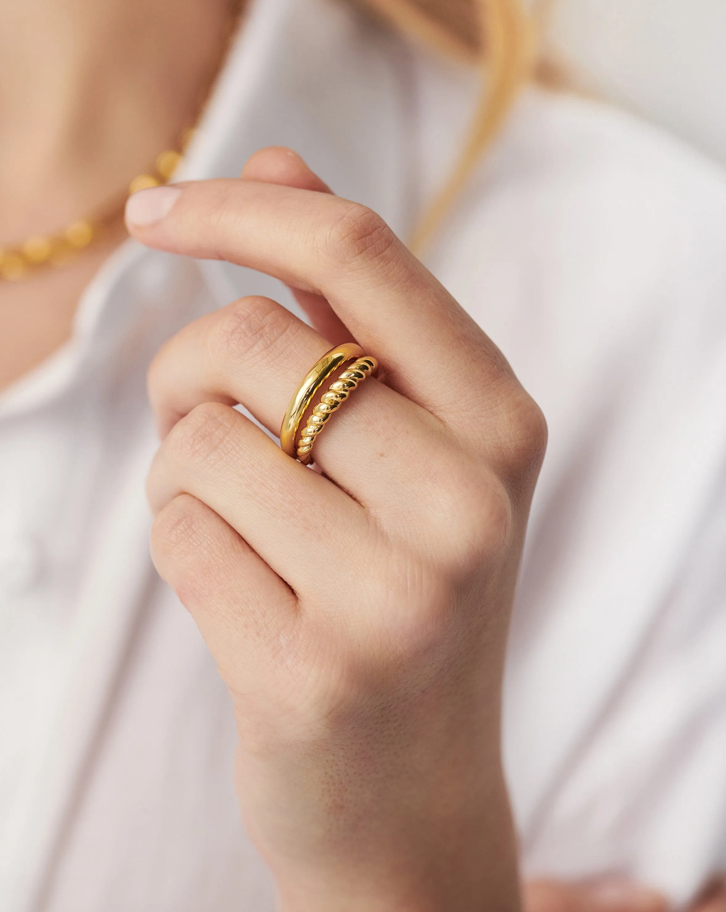 Radial Ring | 18ct Gold Plated Vermeil