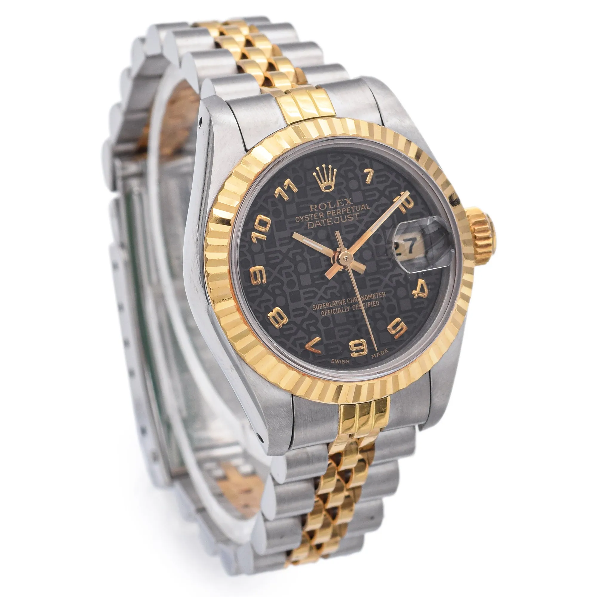 Rolex Datejust Jubilee Dial 18K Gold/SS Automatic Women's Watch Ref 69173   Box