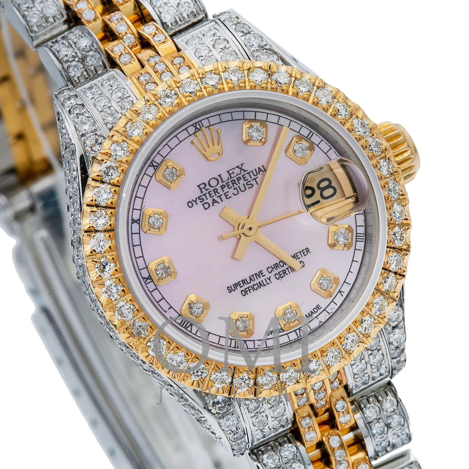 Rolex Lady-Datejust 6917 26MM Pink Diamond Dial With 5.75 CT Diamonds