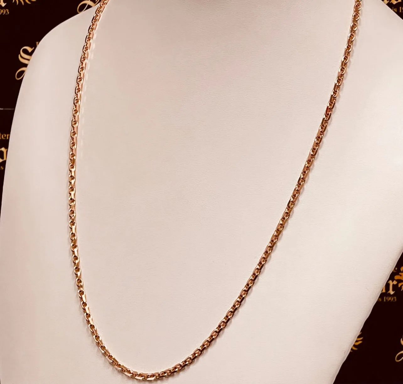 Rose gold link chain MC154