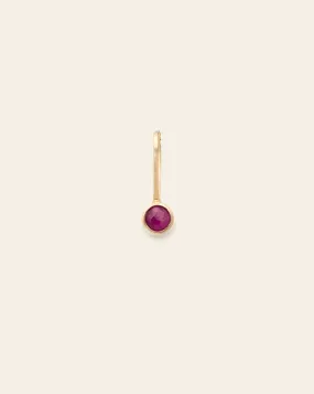 Ruby Pendant - 14k Solid Gold