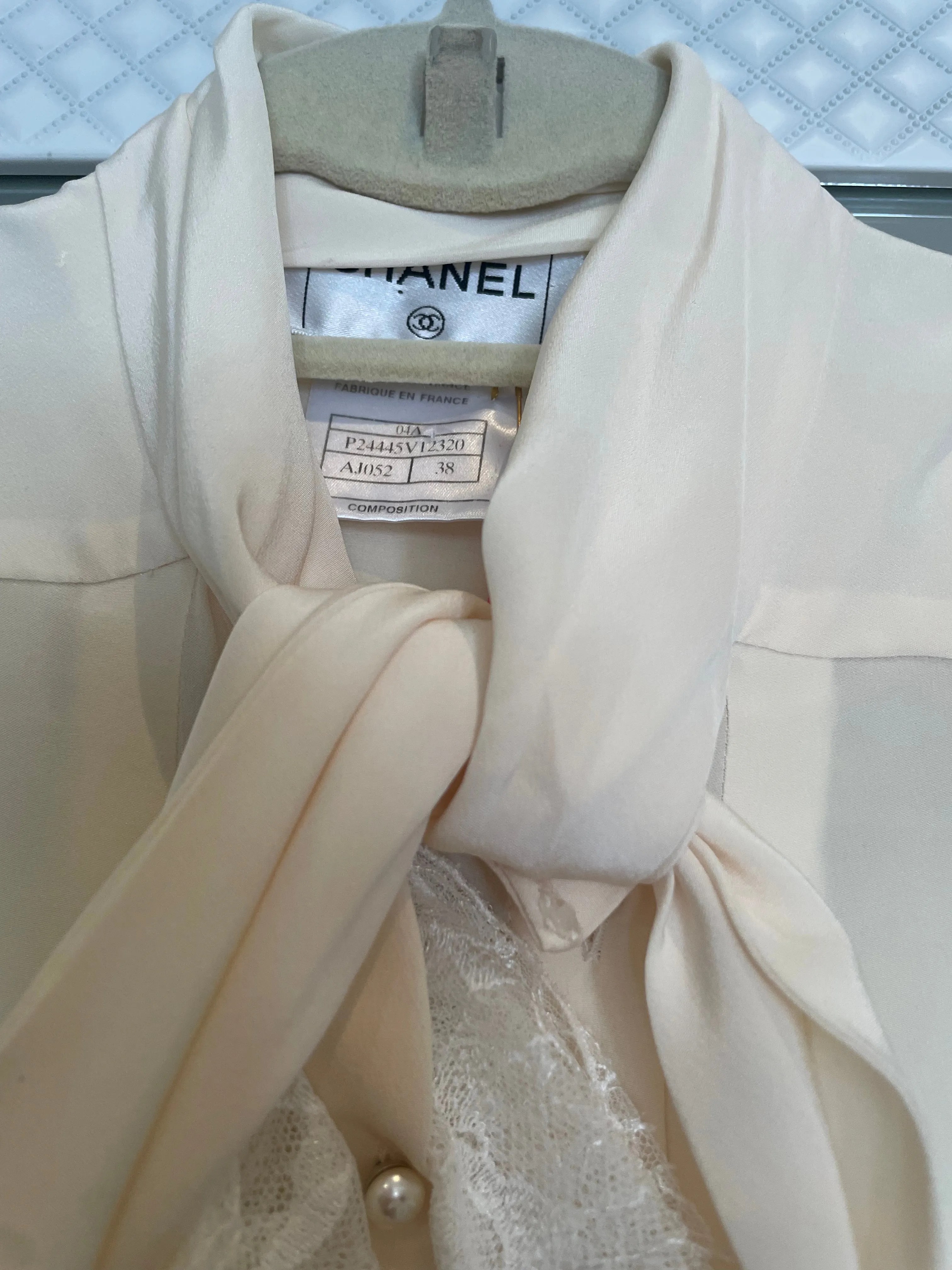 Sleeveless Chanel Blouse (Size 4)