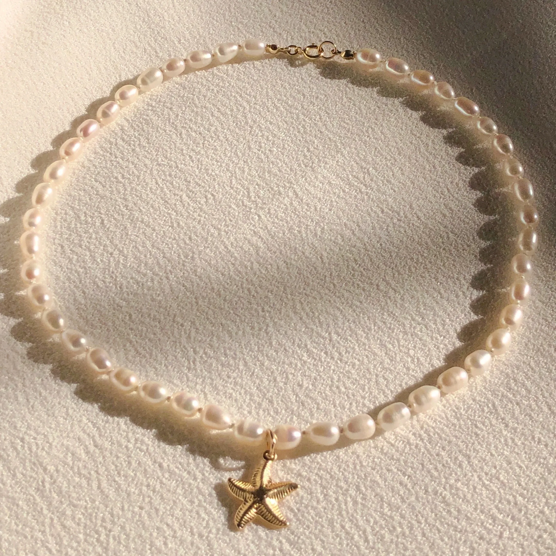 Starfish Pearl Necklace