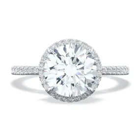 Tacori Simply Tacori Platinum 7.5mm Round Bloom Engagement Ring