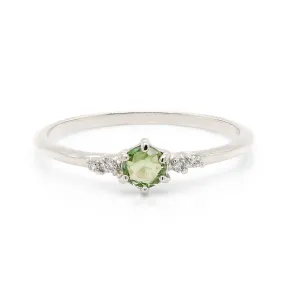 Thea | green sapphire & diamonds