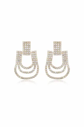 True Beauty Crystal Dangle Earrings