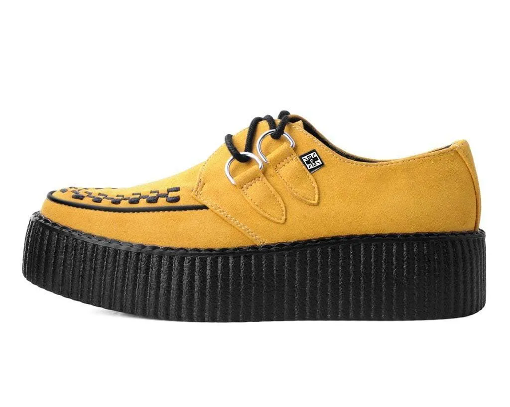 T.U.K MUSTARD MF FABRIC D-RING INTERLACE VIVA II CREEPER