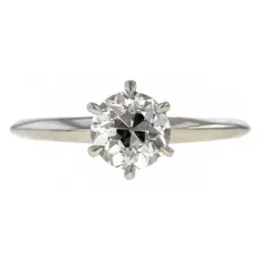 Vintage Tiffany & Co. Solitaire Engagement Ring, RBC 1.10ct.