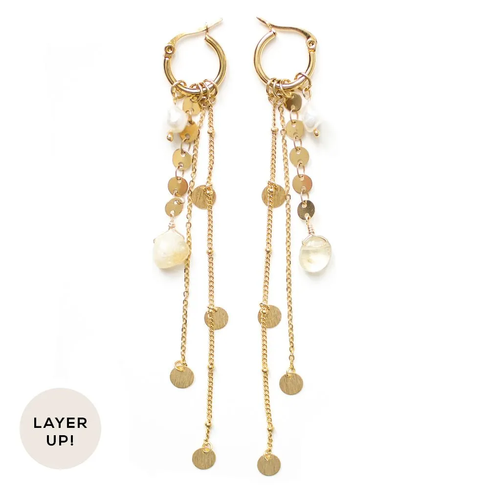 WellDunn Honey Multi Way Earrings