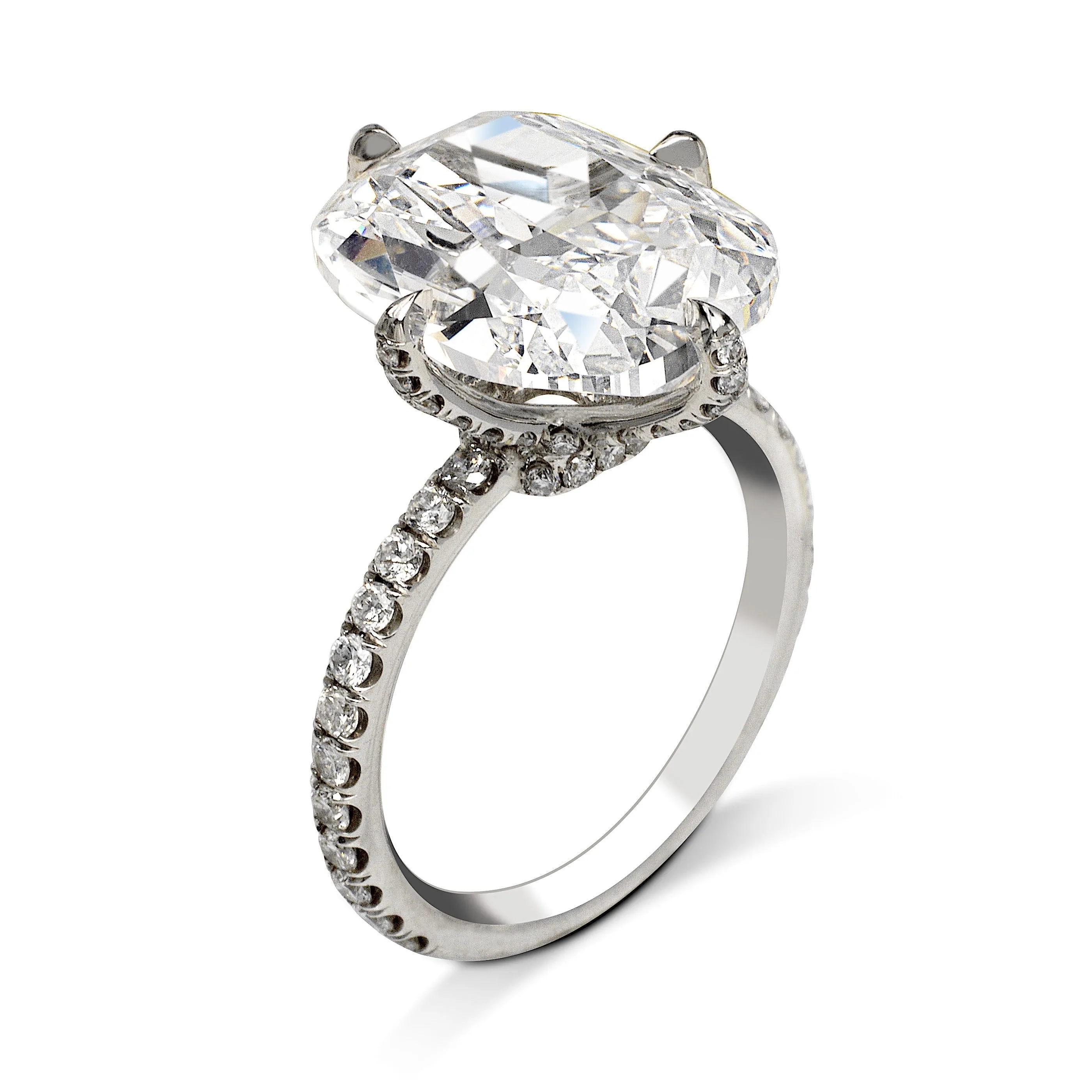 WINONA 6 Carat Cushion Cut G Color VS1 Clarity Diamond Engagement Ring in Platinum GIA CERTIFIED 5 ct G VS1 BY MIKE NEKTA