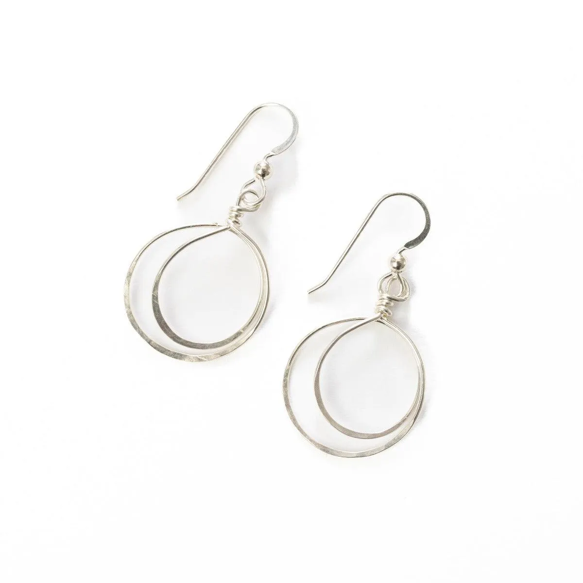 Zomi Circles of Unity Earrings in Silver