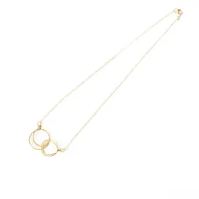 Zomi Circles of Unity Necklace in Gold